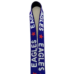 Eagles Ribbon <b>Strap</b> With Raised Text And Stars Design Fashionable Bag Accessory - Product Image 1