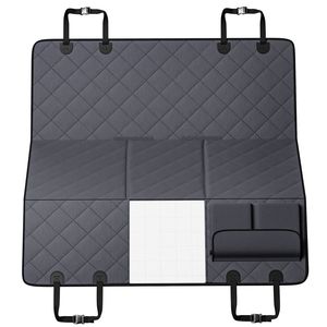 Funda impermeable para asiento trasero de coche para mascotas, hamaca para perros, 54"x24", base rígida, extensor de asiento trasero - Product Image 1