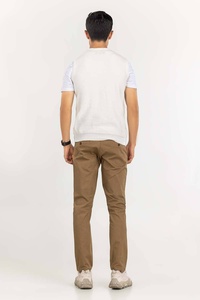 New design <b>sleeveless</b> Autumn and Winter <b>Men's</b> Solid Color Slim Turtleneck <b>Sweater</b> - Product Image 3