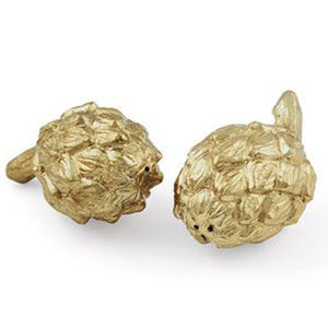 Accessoire de cuisine et domestique en métal aluminium, salière et poivrière, ustensiles à épices, modèle très demandé, plaqué or - Product Image 1