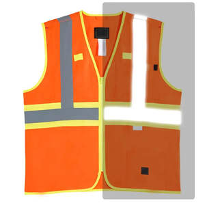 Chaleco de Alta Visibilidad con Correas de Seguridad, 100% Poliéster, Personalizable, Antibacteriano, Ropa de Trabajo Reflectante, Venta al Por Mayor - Product Image 3