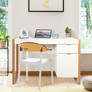 Scrivania Moderna con Cassetti e Libreria per Casa, Ufficio, Gaming e Scuola - MDF - Product Image 4