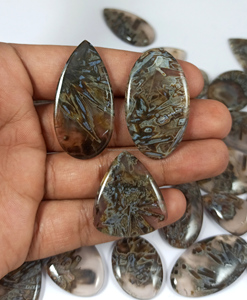 Pierres précieuses d'agate naturelle en vrac, cabochons facettés, pierres de guérison, cristal, vente en gros, exportation - Product Image 2