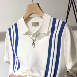 เสื้อโปโลคุณภาพสูงทรงปกติบุผ้าฝ้าย 100% สำหรับผู้ชาย รับสั่งทำลายพิมพ์แบบ Sublimation เสื้อโปโลเรียบสำหรับเล่นกอล์ฟ - Product Image 4