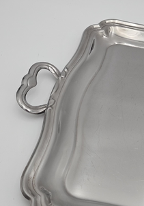 Bandeja Rectangular Tradicional de Metal Plateado Sheffield con Asas, Colección Royal Family para Restaurantes - Product Image 3