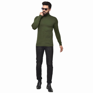 Pull à col haut à manches longues pour homme, fournisseur de marque privée OEM, pull personnalisé, pull OEM, pull pour l'automne - Product Image 6