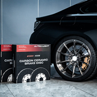 Disco de Freno Trasero de Cerámica de Carbono ICOOH para BMW Serie 5 y 8, Convertible, Gran Coupé, Competition 34217991103 104 380X28MM