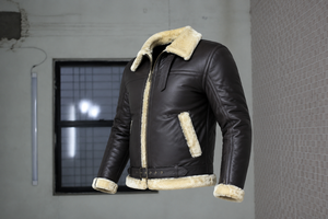 Chaquetas de Cuero Genuino para Hombre, Diseño Personalizado, Alta Calidad, Cuello Alto, Impermeables, Ecológicas, para Invierno, Venta al Por Mayor - Product Image 5