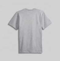 Nouveau T-shirt décontracté unisexe en coton peigné 145 g/m² à manches courtes, respirant, coupe oversize, design vierge personnalisable