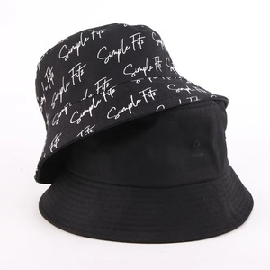 Custom Wide Brim <b>Reversible</b> Cartoon Pattern Adjustable <b>Bucket</b> <b>Hats</b> with 3D Embroidery Logo Pure Cotton Unisex Fisherman Style - Product Image 2
