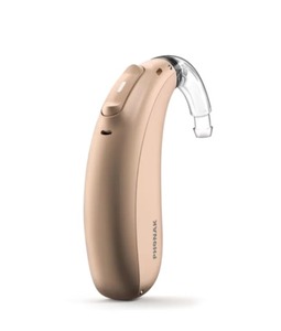 Audífonos Phonak Lumity Naida L30 -UP de 12 canales BTE para personas mayores con Bluetooth para transmitir música (1 audífono) - Product Image 2