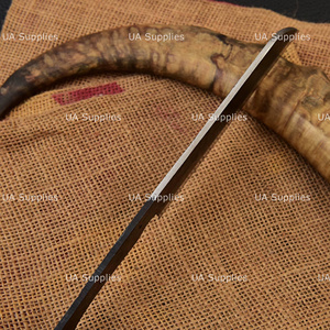 Cuchillo de Cocina de Acero al Carbono Hecho a Mano, Grado Industrial, Punta Recta, 0.5mm de Grosor, Material Personalizable para Fabricación DIY - Product Image 6