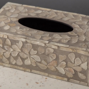 Caja de pañuelos cuadrada decorativa de lujo de alta calidad, para decoración de Madre de perlas, de Thien Thanh, de Vietnam - Product Image 6