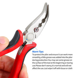 Pince à extensions de cheveux noire et rouge de précision, conception avancée à 3 trous pour extensions de cheveux à anneaux micro-nano, approuvée par les salons - Product Image 6