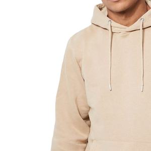 Sweat à capuche léger de haute qualité 100 % coton à manches longues avec motif uni et col brodé, sur mesure - Product Image 4