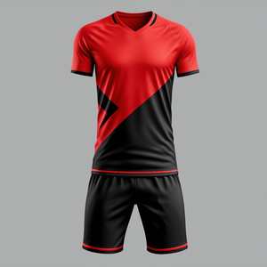 Nuevo Diseño de Uniforme de Entrenamiento de Fútbol, Conjunto Profesional de Camiseta y Pantalones Cortos, Diseño Personalizado de Alta Calidad - Product Image 4