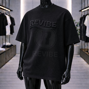 T-shirt gaufré confortable en coton respirant de qualité supérieure pour homme, coupe classique, 100 % coton - Product Image 2