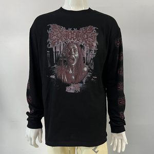 T-shirt décontracté d'été pour homme, coupe oversize, col en V, 100 % coton respirant, style streetwear écologique, coupe courte et carrée - Product Image 1