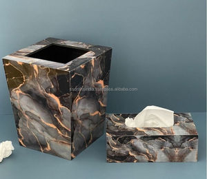 Cubo de basura con pegatinas esmaltadas impresas al por mayor con acabado de madera para cocina, dormitorio y esquinas de oficina de la India - Product Image 1