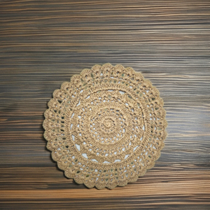 Elegantes manteles individuales de ganchillo de rafia hechos a mano para comedor para mejorar su experiencia gastronómica y manteles individuales de comedor modernos para el hogar - Product Image 3