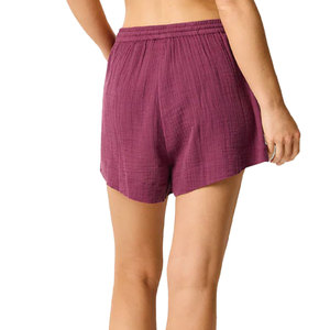 Short de plage pour femme Solid Trader, qualité professionnelle, résistant aux intempéries, hydrofuge, séchage rapide, léger, avec cordon élastique - Product Image 3