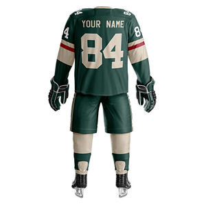 Camisetas de Hockey Personalizadas con Logotipo de Equipo, MOQ Bajo, en Blanco, Estilo USA, en Venta - Product Image 2