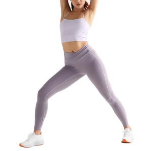 Best Performance Premium Women High Waist Yoga Leggings Knitted Gradient Seamless Four <b>Way</b> Stretch Breathable Gym Fitness - Product Image 6