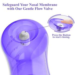 ขวดล้างจมูก OTICA ชุดบรรเทาอาการไซนัส 300 มล. ชุดดูแลสุขภาพส่วนบุคคล ล้างจมูกและขยายรูจมูก ใช้งานง่าย วัสดุพลาสติก - Product Image 5