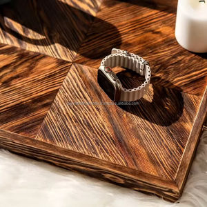 Bandeja de madera Bandeja de servicio de madera hecha a mano para exportación mundial Bandeja de servicio de madera - Product Image 1