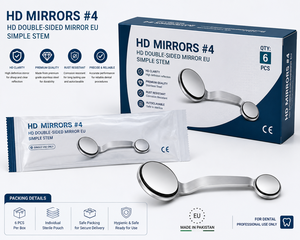 HD Mirror #4 Double-Sided Mirror EU Simple Stem (Pack of 6) Stainless Steel Zetomed Pro - Product Image 6