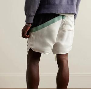 Conjunto deportivo de 2 piezas de poliéster/nailon para hombre, cortavientos, informal, liso, a prueba de viento, para verano. - Product Image 4