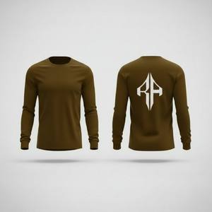 Camiseta de Manga Larga para Hombre, Talla Grande, Cuello Redondo, 100% Algodón, Estilo Personalizado, Casual, RIVIAN ATLANTIC, Calidad Premium 2026 - Product Image 3