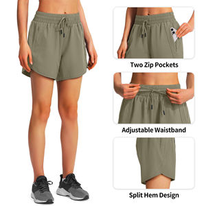 Shorts Deportivos de Alta Calidad para Mujer, con Cordón Ajustable y Cintura Elástica, para Verano, Casuales, para Gimnasio, Ecológicos y Transpirables - Product Image 3