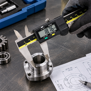Calibrador Digital de Profundidad de Longitud Extendida |   Herramienta de Medición de Acero Inoxidable de Alta Precisión, Resolución de 0.01 mm, Precisión de +/-0.03 mm - Product Image 4