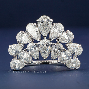 Elegant 14K Gold Lab Created <b>Diamond</b> <b>Ring</b> for Women Premium Synthetic <b>Diamond</b> Engagement Wedding <b>Ring</b> Fine Jewelry Gift - Product Image 2