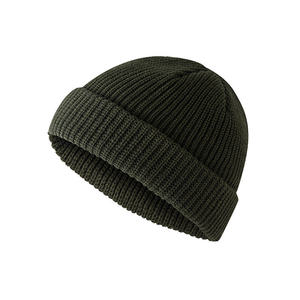 Bonnet en tricot côtelé personnalisé avec logo pour marques de mode américaines – Vente en gros, faible MOQ - Product Image 3