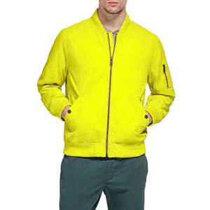 <b>Men's</b> <b>Canvas</b> <b>Jacket</b> Solid Color Zipper Front Casual Autumn Wear Stand Collar Regular Fit Polyester Material - Product Image 3