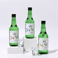 [So1ne Company] ARYEON Soju 100% bamboe-kool gefilterde Koreaanse smaakvolle drank 360ml groene fles fruitlikeur