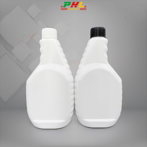 ขวด HDPE 500 มล. ø27 มม. คอขวดแบนยาว สำหรับบรรจุภัณฑ์ทำความสะอาดระดับมืออาชีพ ODM OEM เวียดนาม พร้อมฝาเกลียวแบบพ่น - Product Image 1