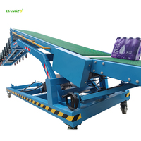 LIANGZO Convoyeur à bande télescopique de chargement et de déchargement de 600mm/800mm de largeur pour camion et conteneur