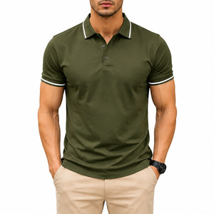Camisa Negra de Manga Corta para Hombre, Diseño Casual de Secado Rápido, Tela Jersey de Poliéster con Estampado Digital, Corte Regular, Cuello con Ribete Blanco - Product Image 4