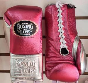Guantes de Boxeo MMA Golden Wave No Boxing No Life de Cuero Premium con Cierre de Cordones, Alta Calidad, Duraderos, Ligeros y Transpirables - Product Image 6