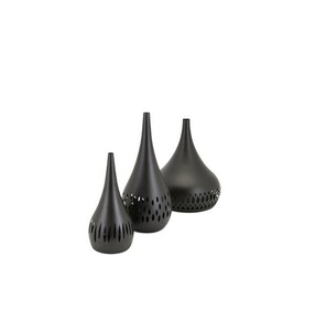 Sophisticated Iron Flower Vase Classic Decorative Piece Ideal For Coffee <b>Table</b> Living Room Floral Decoration Collection - Product Image 4
