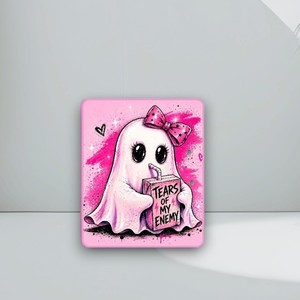 ขนตาปลอมสีชมพู Pink Ghost พร้อมแผ่นแม่เหล็กแบบกำหนดเอง Tears of My Enemy รูปหัวใจ สี่เหลี่ยม ดอกไม้ อะคริลิค - Product Image 1