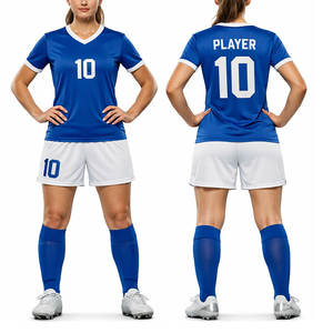 Uniformes de Fútbol para Jóvenes y Adultos, Diseño Moderno, Transpirables, de Color Sólido, Uniformes de Fútbol Femeninos, Nuevo Diseño, Logotipo Personalizado - Product Image 1