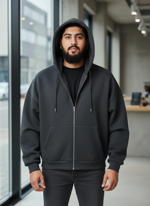 Trending Hot Sale New Arrival Blank <b>Men's</b> Hoodies Wholesale Plain Color Oversized Hoodies High Quality - Product Image 5