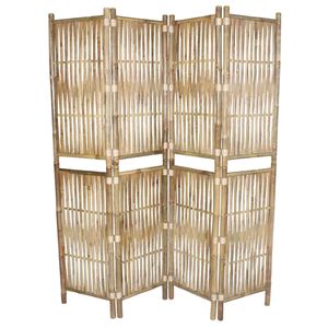 Handcrafted Bamboo Room Divider <b>Folding</b> <b>Screen</b> for Homes, Hotels, Resorts & Commercial Interiors - Product Image 3