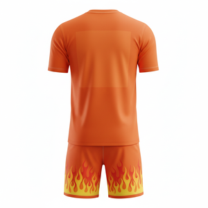ชุดฟุตบอลเด็กพร้อมกางเกงขาสั้น ชุดสองชิ้นพรีเมียม ชุดฝึกซ้อมฟุตบอล แห้งเร็ว ชุดกีฬา รับผลิตตามแบบ OEM - Product Image 2
