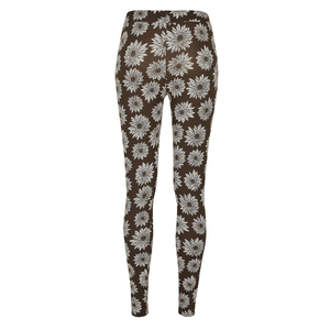 Leggings à imprimé floral pour femmes, pantalons stretch taille haute, coupe slim, collants décontractés à la mode, bas imprimés pour usage quotidien - Product Image 2
