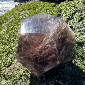 Cristal de Cuarzo Ahumado Natural en Forma de Dodecaedro, Piedra Geométrica, Dodecaedro de Ágata, Gema Curativa, Venta al Por Mayor - Product Image 2